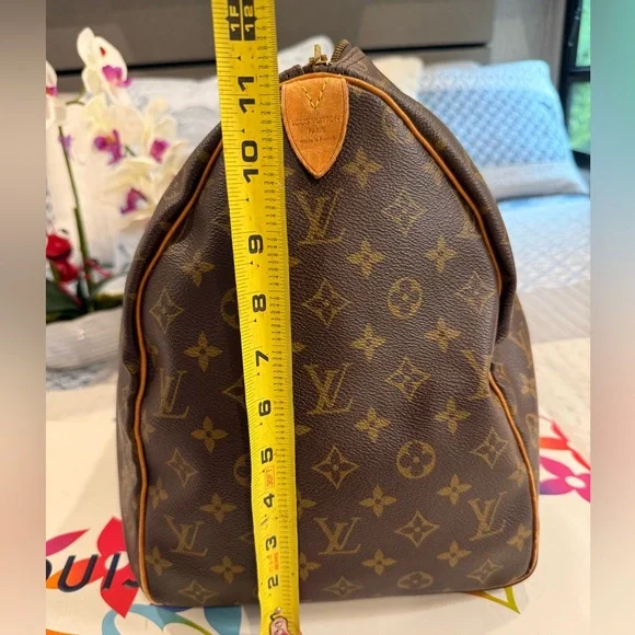 ❌SOLD❌Louis Vuitton Monogram Keepall 50 FEDEX 3922 8193 1116 - Picture 4 of 14